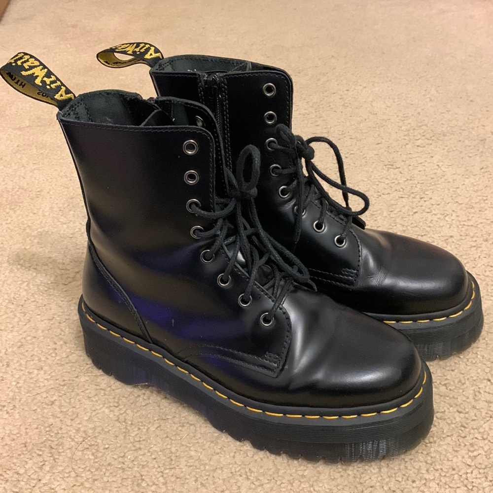 Dr Marten Jadon platform boots